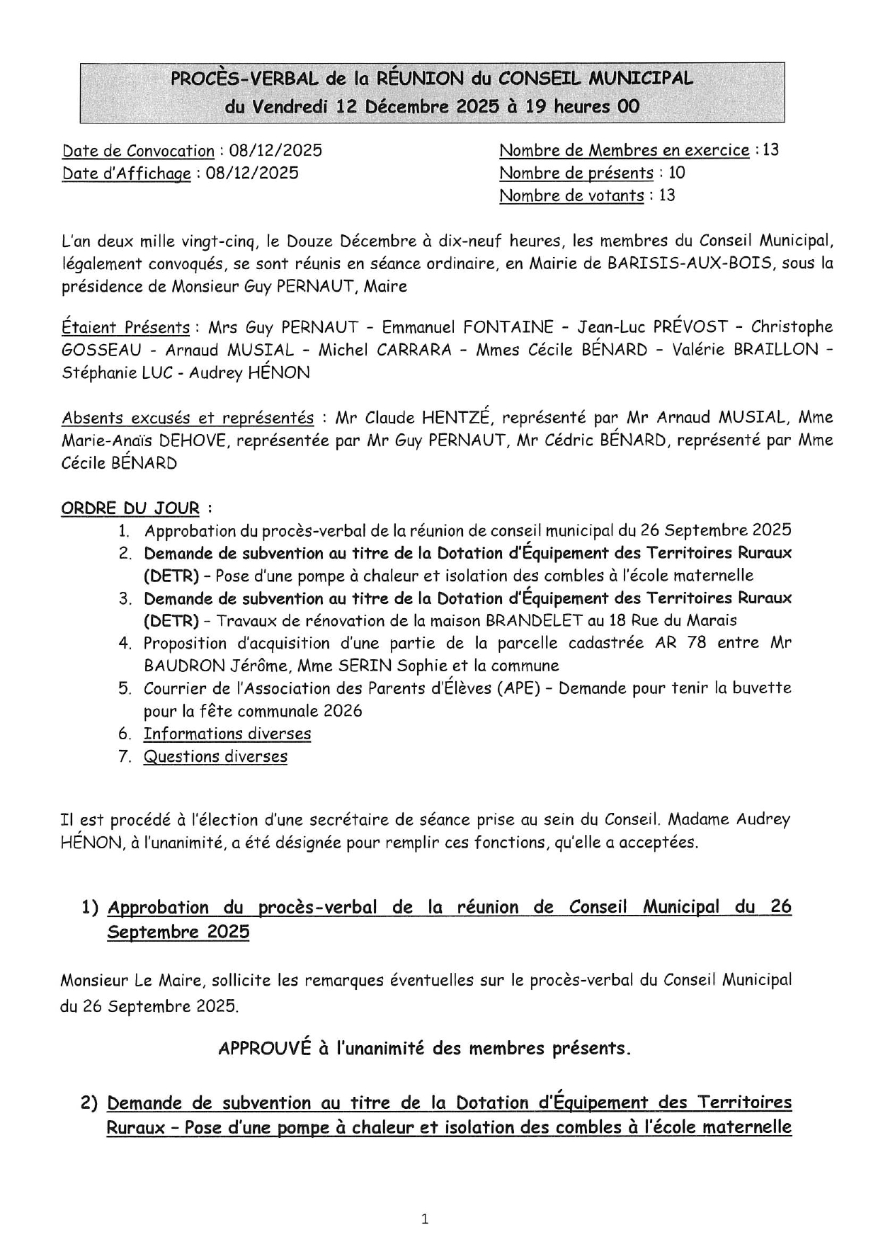 Conseil municipal COMPTE RENDU RÉUNION CM 12.12.2025 - Commune de Barisis aux Bois_page-0001