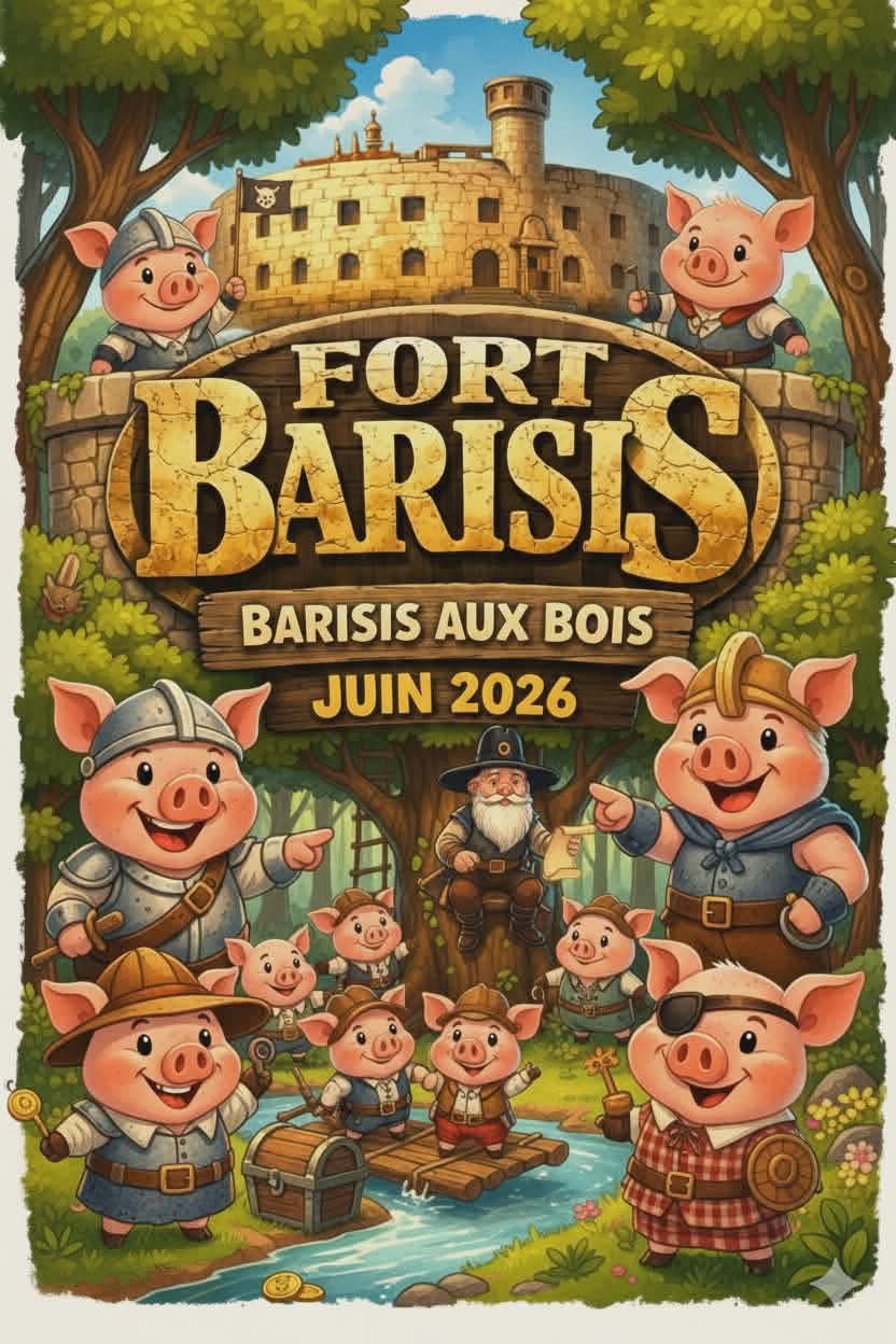 Fort Barisis animation familiale le 13 juin 2026 - Commune de Barisis aux Bois