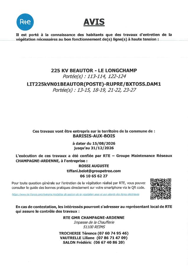 Travaux RTE d’entretien de la végétation à Barisis-aux-Bois -1508- Commune de Barisis aux Bois